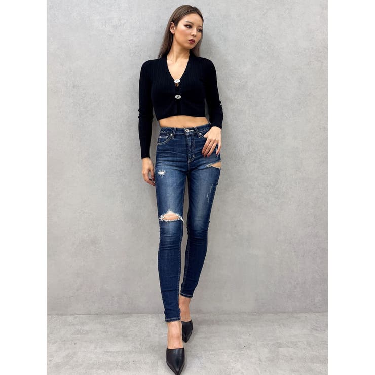 GDチャームニットカーディガン | GYDA | 詳細画像25 