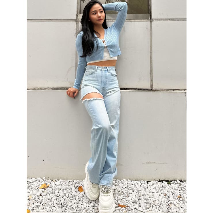 GDチャームニットカーディガン | GYDA | 詳細画像9 