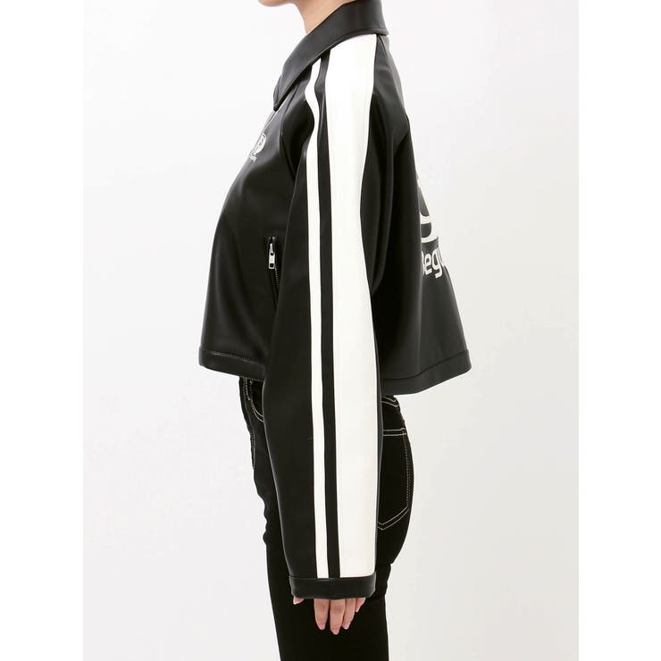 CRIMIE BACK SATAIN THINSULATE ZIP HOOD JACKET BLACK/KHAKI
