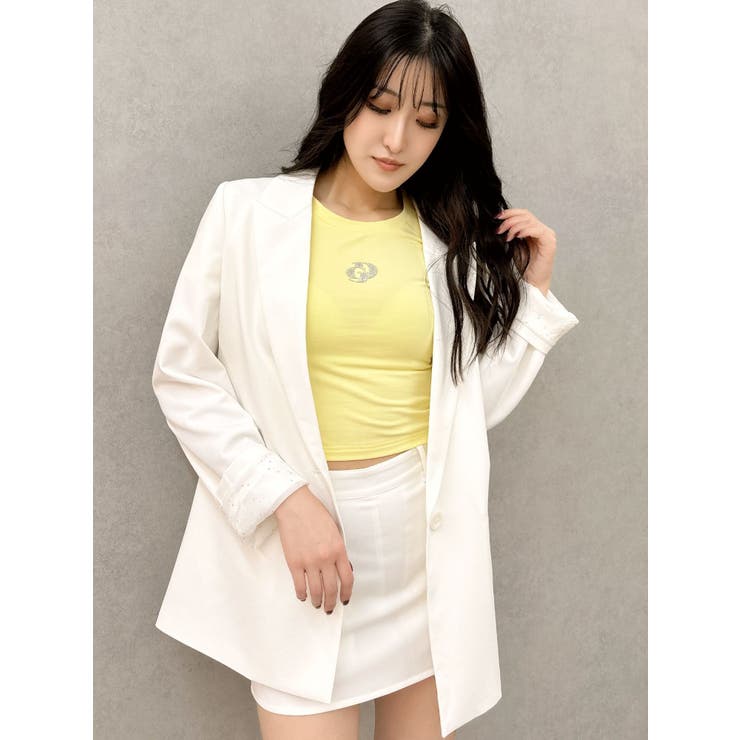 ZADIG&VOLTAIRE テーラードジャケット　ラインストーン　イーグル ZADIG&VOLTAIRE テーラードジャケット ラインストーン イーグル