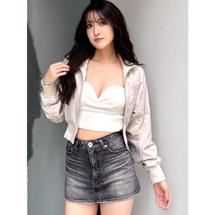 GDハイネックショートブルゾン | GYDA | 詳細画像20 