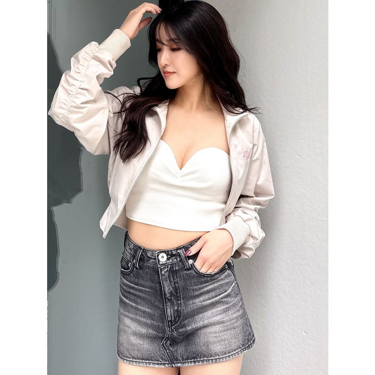 GDハイネックショートブルゾン | GYDA | 詳細画像21 