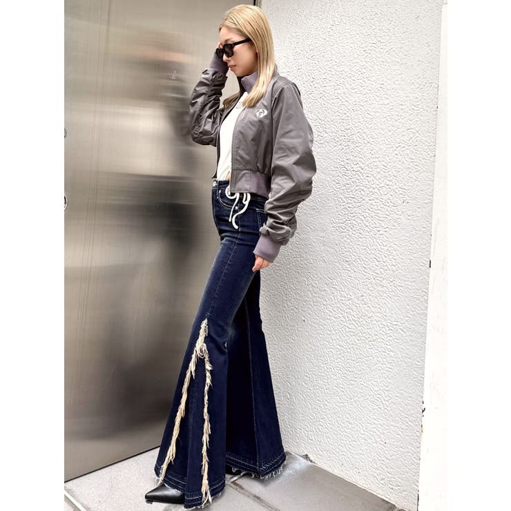 GDハイネックショートブルゾン | GYDA | 詳細画像6 