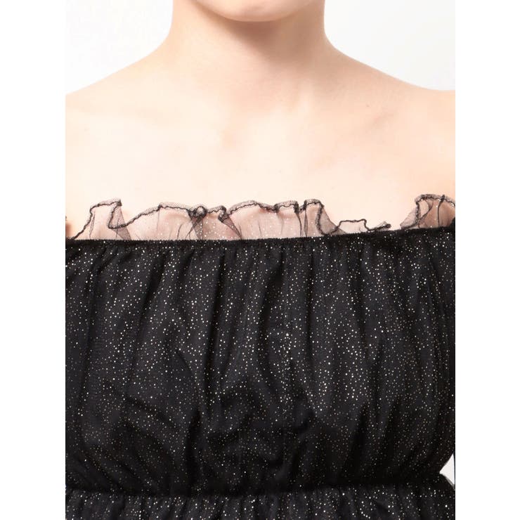 ラメチュールオフショルブラウス | GYDA | 詳細画像18 