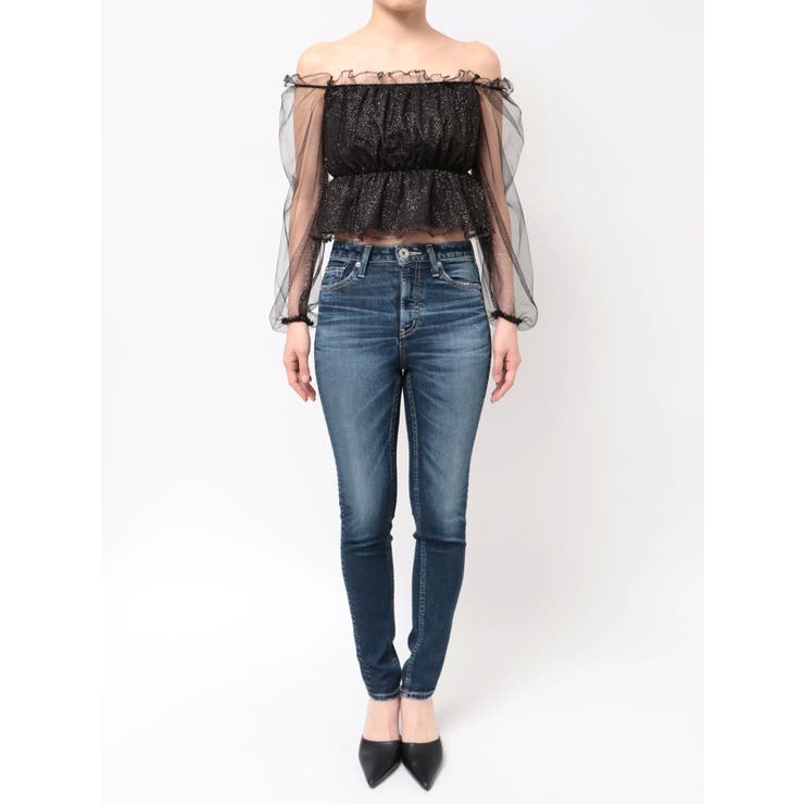 ラメチュールオフショルブラウス | GYDA | 詳細画像22 