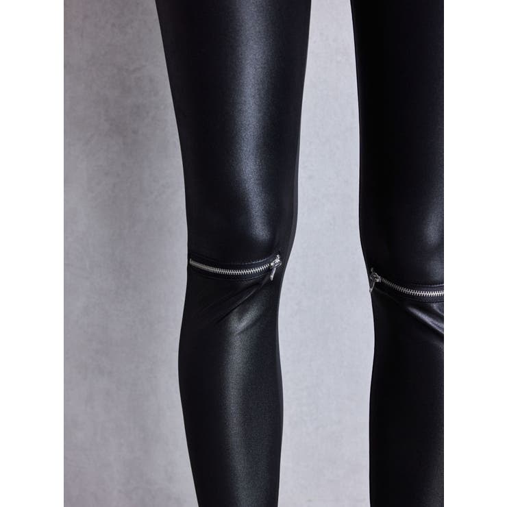 ハイウエストKNEE ZIPレギンス[品番：MKSW0064310]｜GYDA