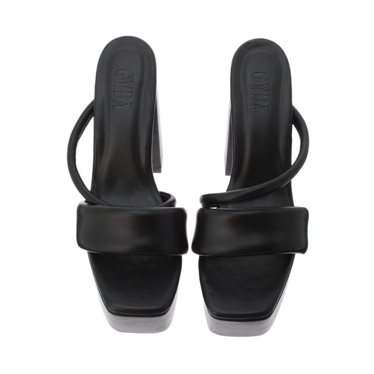 アシンメトリーラインパディングチャンキーサンダル | GYDA | 詳細画像17 