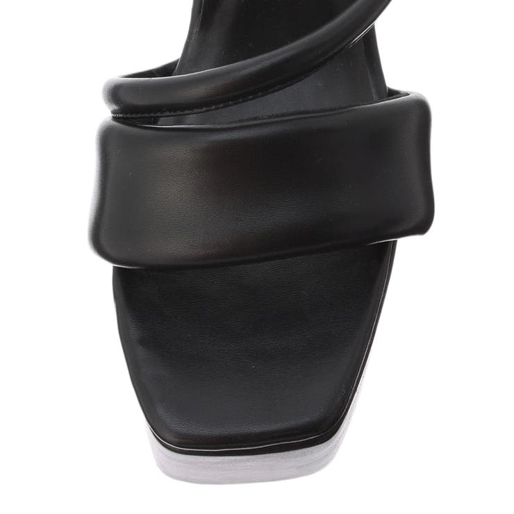 美品　希少 Tamara C'est Le Pied タマラショプシン アシンメトリーラインパディングチャンキーサンダル[品番