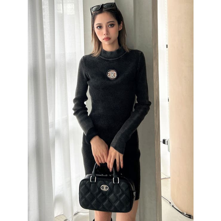 GYDA❤️キルティングrectangle BAG❤️ブラック❤️新品❤️ キルティングrectangle BAG（ハンドバッグ）｜GYDA（ジェイダ