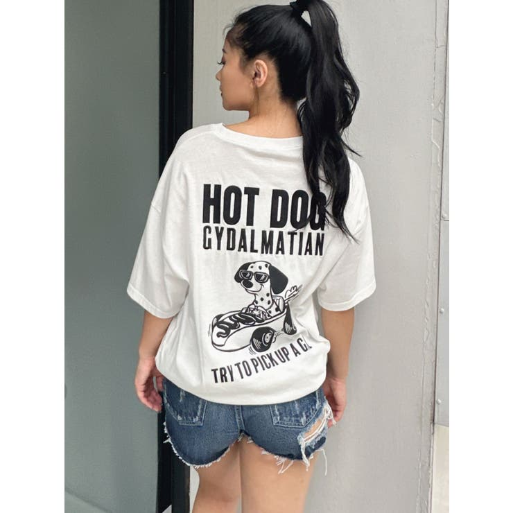 ハイウエストBACK RIPPEDデニムショートパンツ | GYDA | 詳細画像11 