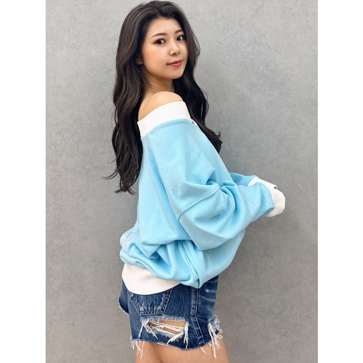 ハイウエストBACK RIPPEDデニムショートパンツ | GYDA | 詳細画像27 