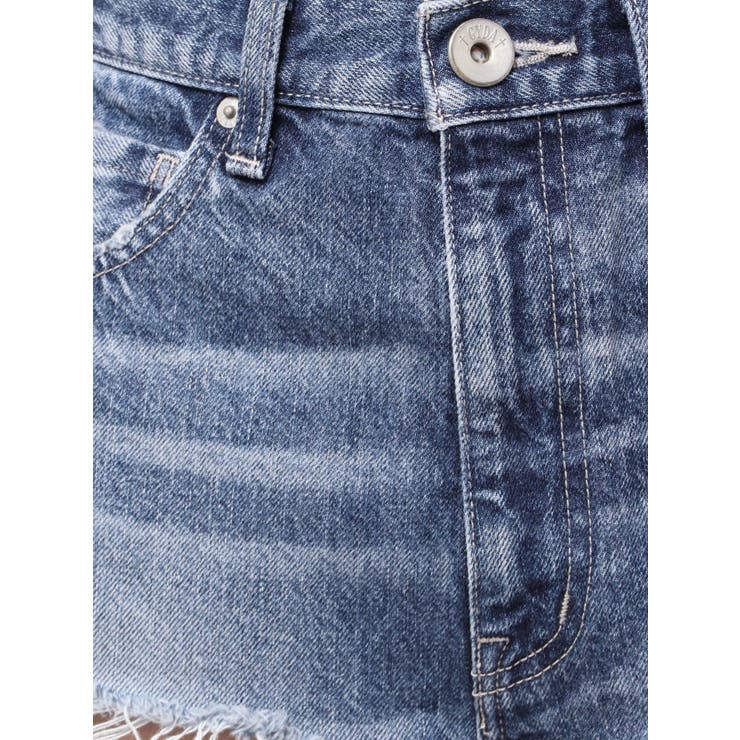 ハイウエストBACK RIPPEDデニムショートパンツ | GYDA | 詳細画像41 