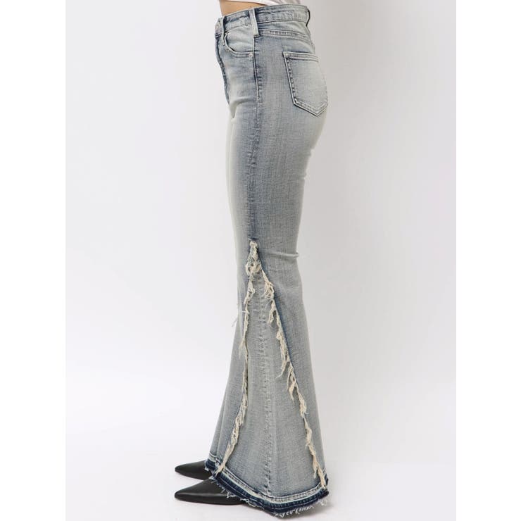 ハイウエストSIDEフリンジフレアデニムパンツ | GYDA | 詳細画像41 