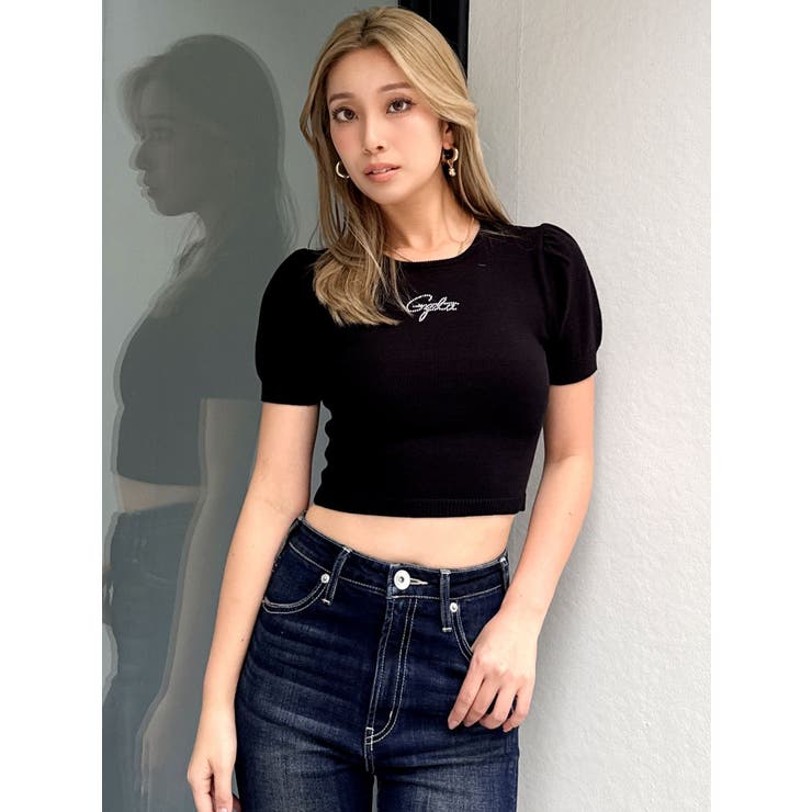 Gydaパフスリーブニットトップス | GYDA | 詳細画像2 