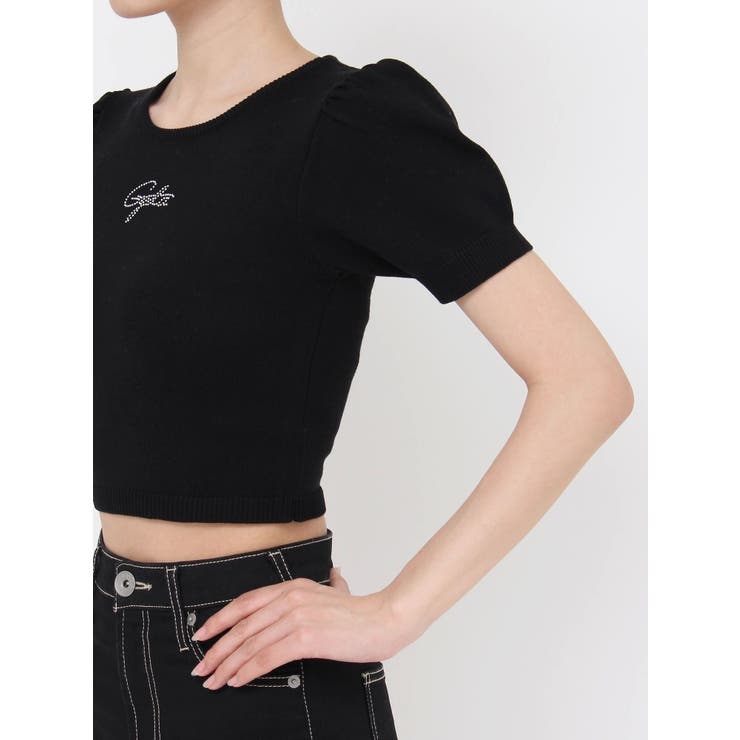 Gydaパフスリーブニットトップス | GYDA | 詳細画像25 