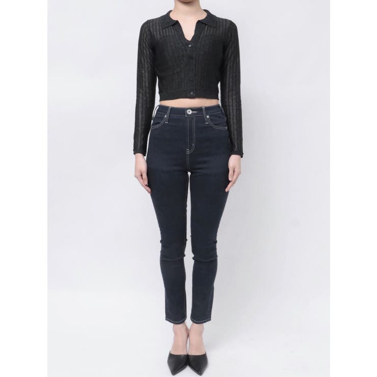 シアーニットポロトップス | GYDA | 詳細画像32 