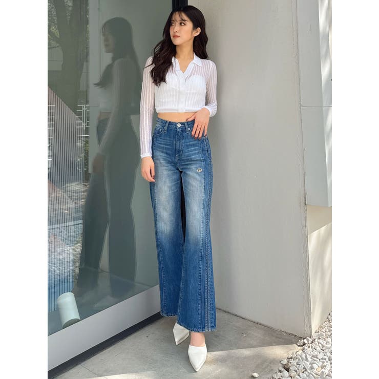 シアーニットポロトップス | GYDA | 詳細画像38 