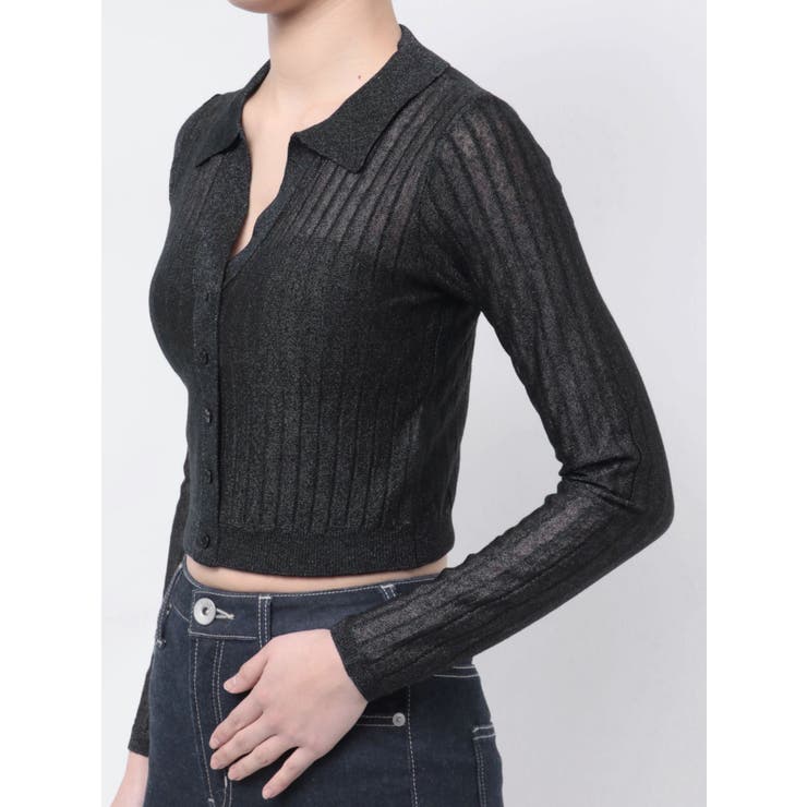 シアーニットポロトップス | GYDA | 詳細画像44 