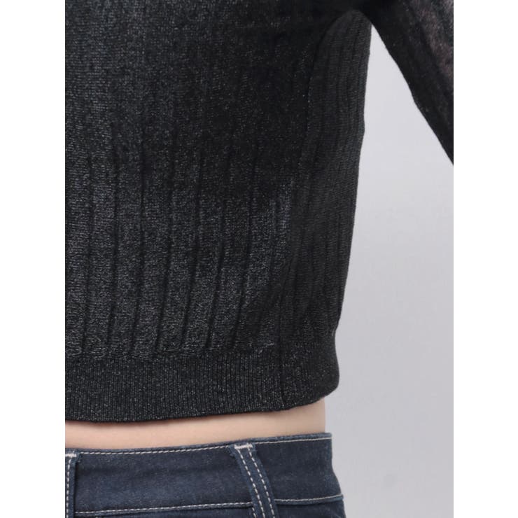 シアーニットポロトップス | GYDA | 詳細画像45 