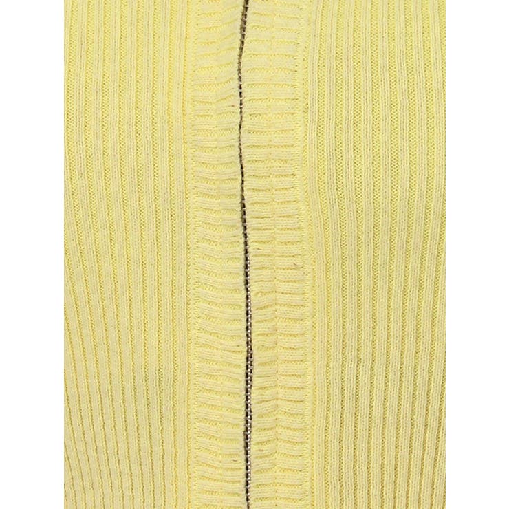 ハーフスリーブブリーチWファスナーリブニットトップス | GYDA | 詳細画像46 