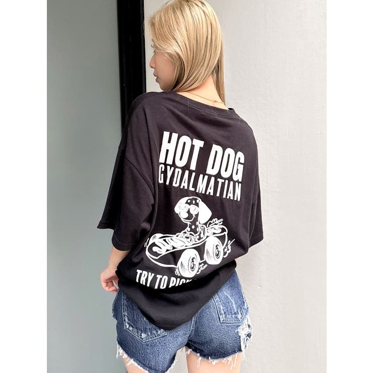 HOT DOG GYDALMATIAN BIG Tシャツ[品番：MKSW0063482]｜GYDA