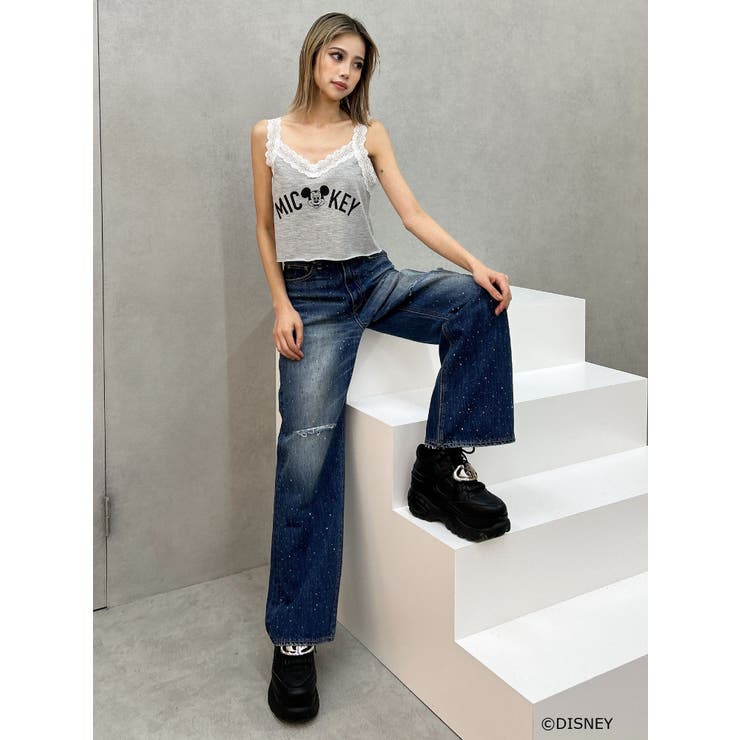 Mickey Mouse / レースデザインタンクトップ | GYDA | 詳細画像14 