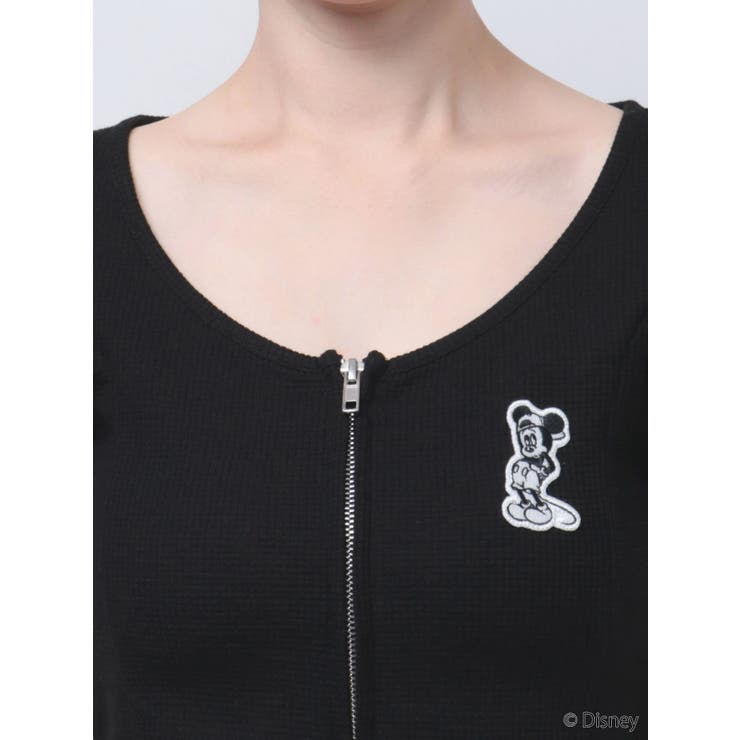 Mickey Mouse / フロントZIPワッフルトップス | GYDA | 詳細画像20 