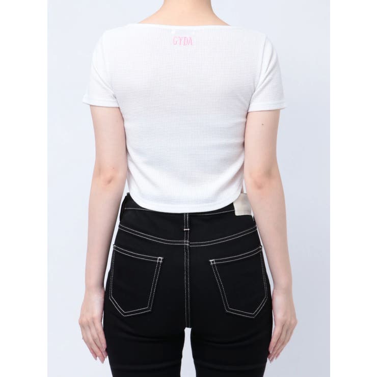 Mickey Mouse / フロントZIPワッフルトップス | GYDA | 詳細画像24 