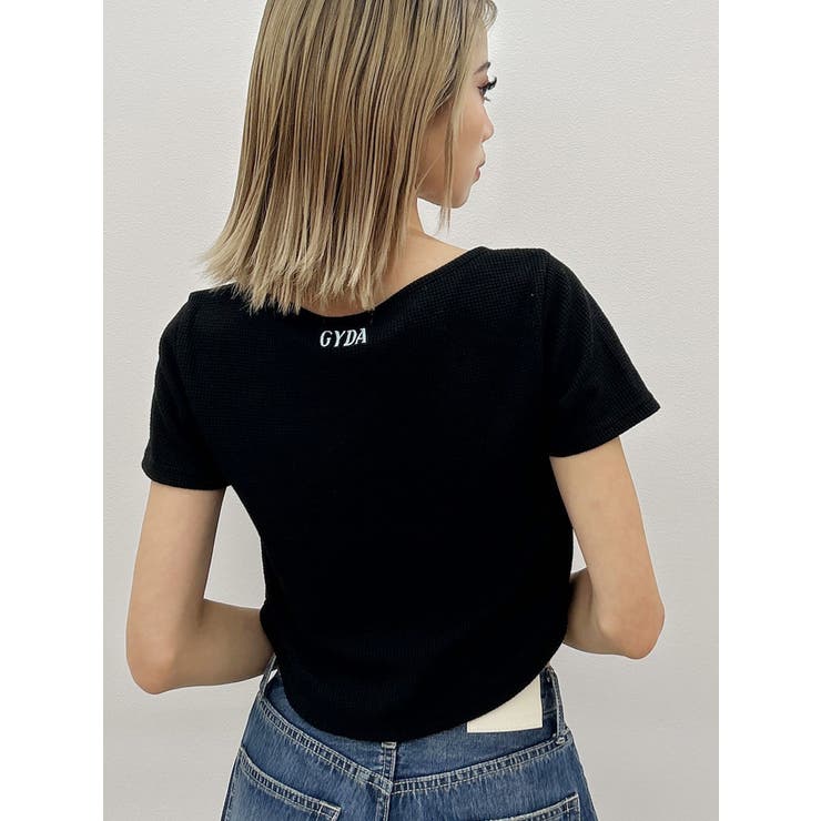 Mickey Mouse / フロントZIPワッフルトップス | GYDA | 詳細画像6 