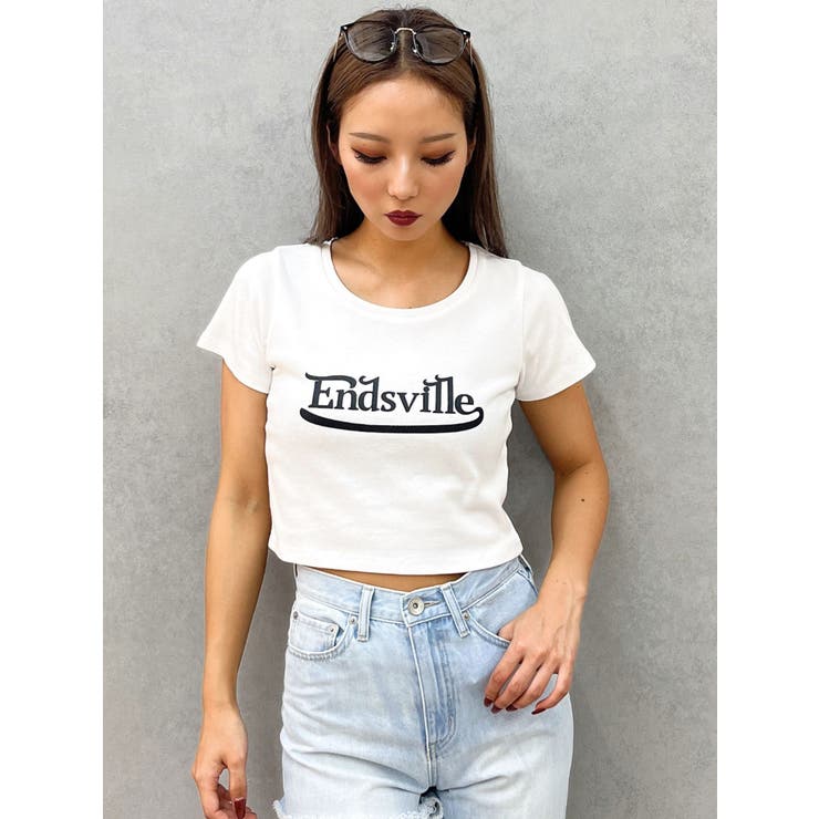 EndsvilleショートTシャツ[品番：MKSW0062778]｜GYDA（ジェイダ
