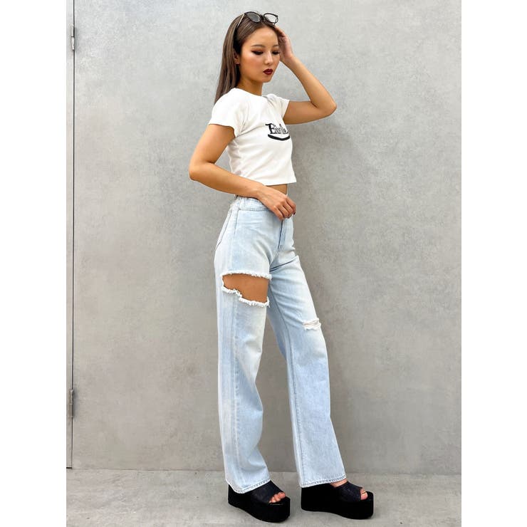 EndsvilleショートTシャツ[品番：MKSW0062778]｜GYDA（ジェイダ