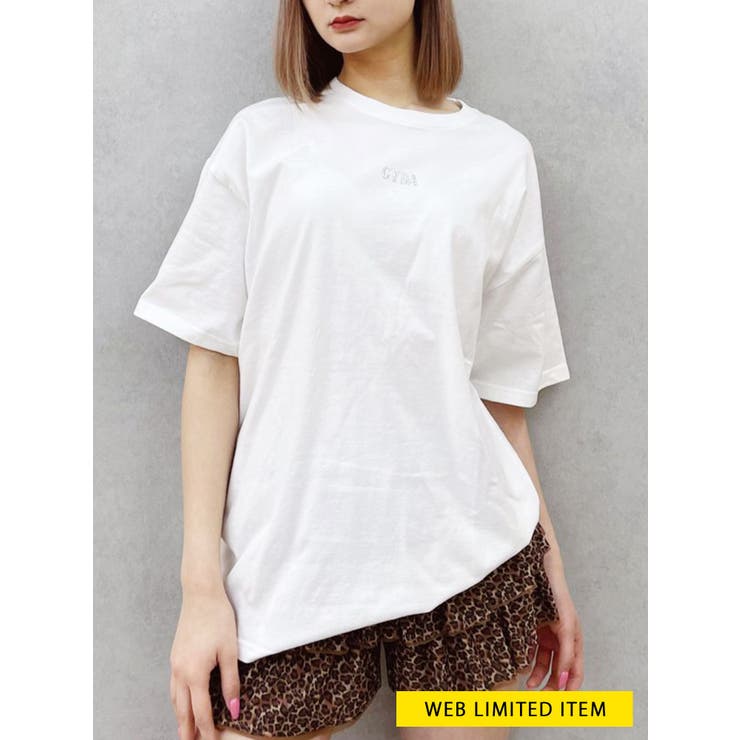 オフホワイト | Metallic GYDA BIG Tシャツ【WEB限定】 | GYDA