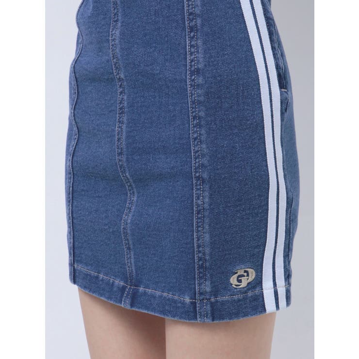 GD SIDE 2ラインカットデニムベアワンピース【SETUP着用可】 | GYDA | 詳細画像23 