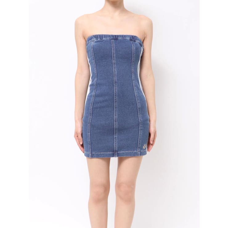 GD SIDE 2ラインカットデニムベアワンピース【SETUP着用可】 | GYDA | 詳細画像26 