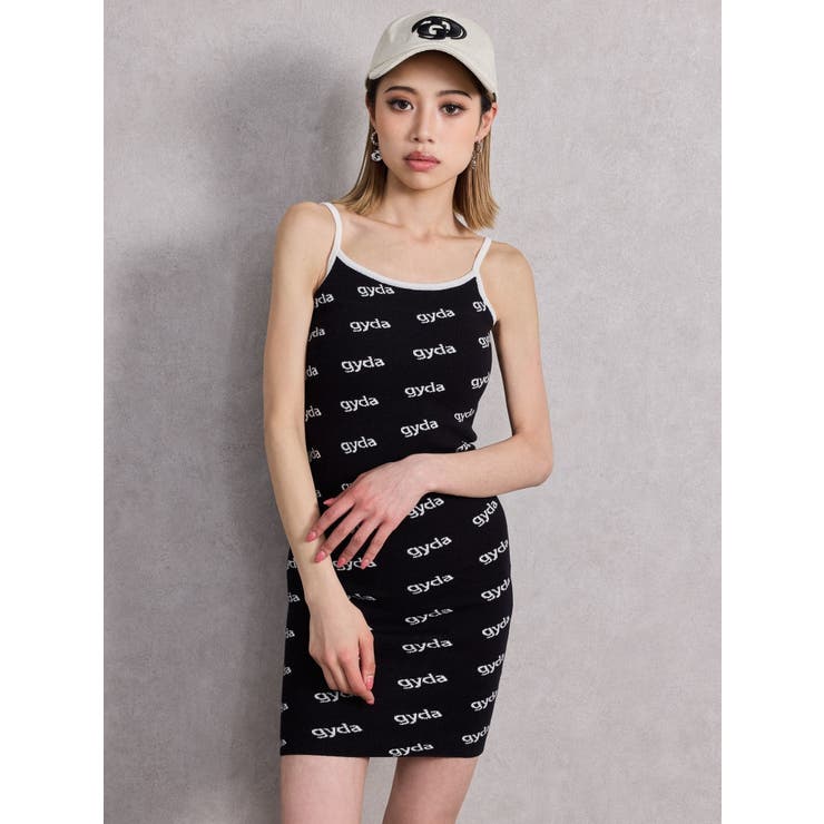 gyda bicolor ニットキャミワンピース[品番：MKSW0064480]｜GYDA