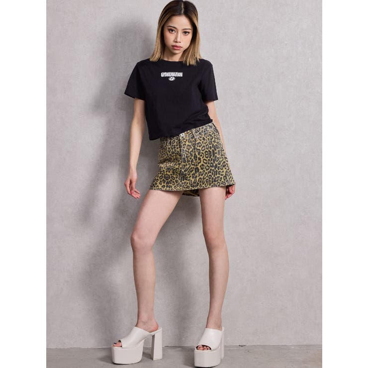 leopard patternスカートライクショートパンツ[品番 leopard patternスカートライクショートパンツ[品番