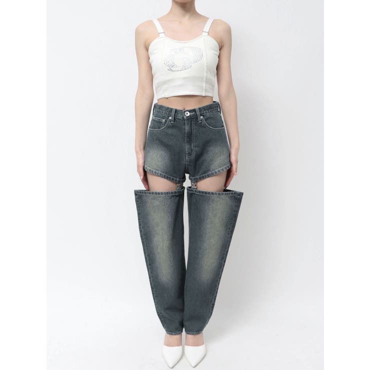 国産品 ハイウエスト2WAY GYDA[品番：MKSW0064503]｜GYDA Symmetry ワンピース