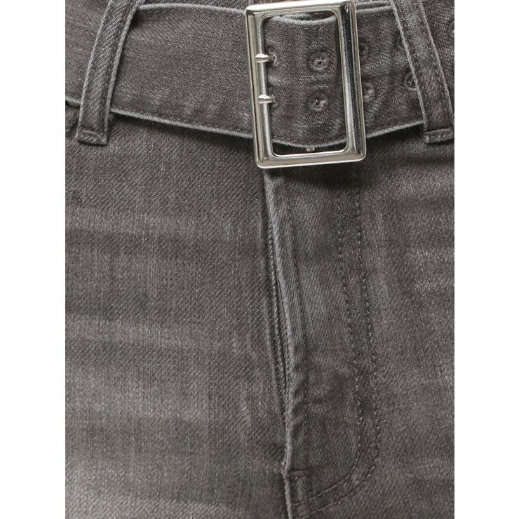 ハイウエストBACKレースアップフレアデニムパンツ | GYDA | 詳細画像24 