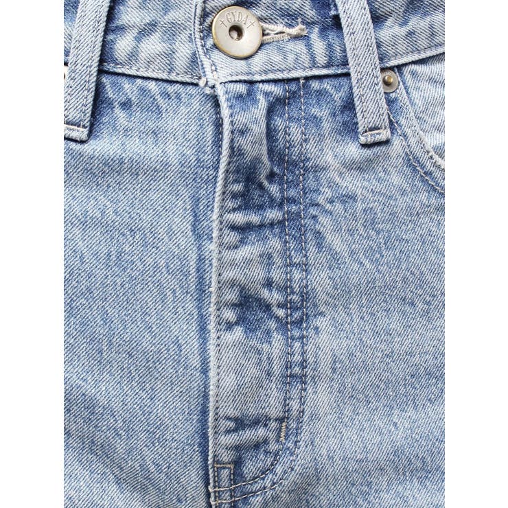 ハイウエストVintage Edge ダメージストレートデニムパンツ | GYDA | 詳細画像25 