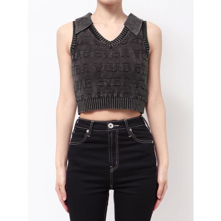 GYDAjacquardブリーチニットトップス | GYDA | 詳細画像12 