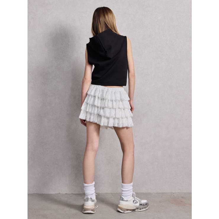 GD HEM スピンドルノースリショートパーカー | GYDA | 詳細画像5 