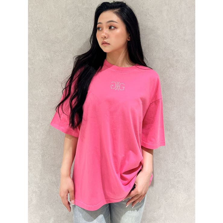 GYDA　BACK GYDAラインストーンBIG Tシャツ　0725327185 BACK GYDAラインストーンBIG Tシャツ[品番：MKSW0064712]｜GYDA