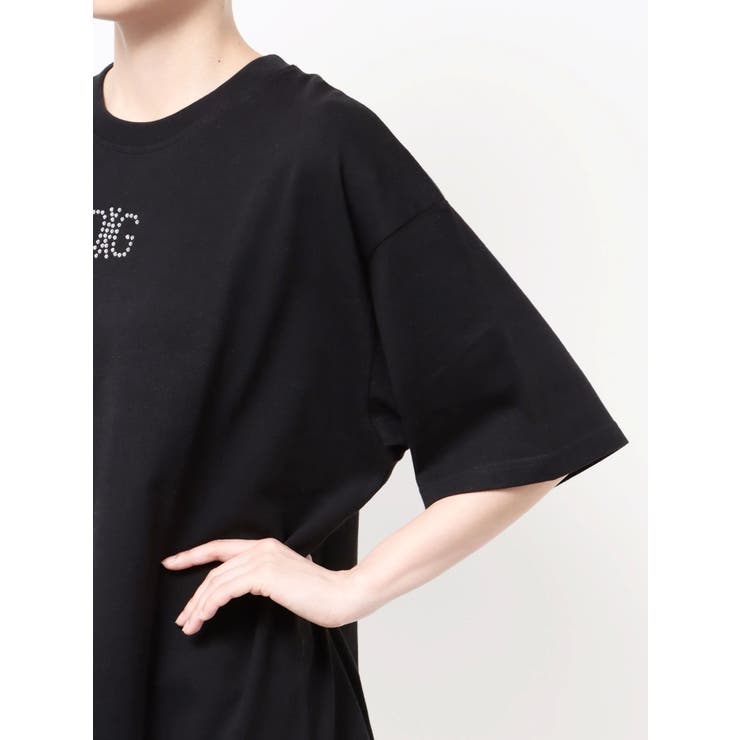 BACK GYDAラインストーンBIG Tシャツ[品番：MKSW0064712]｜GYDA