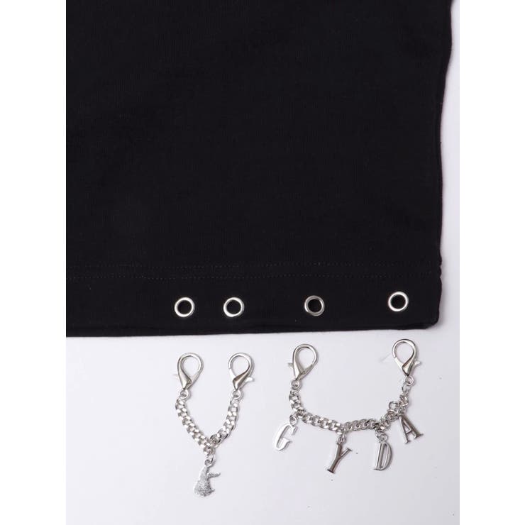 tシャツ GYDA chaincharm トップス レディース GYDA chaincharm トップス（Tシャツ/カットソー）｜GYDA