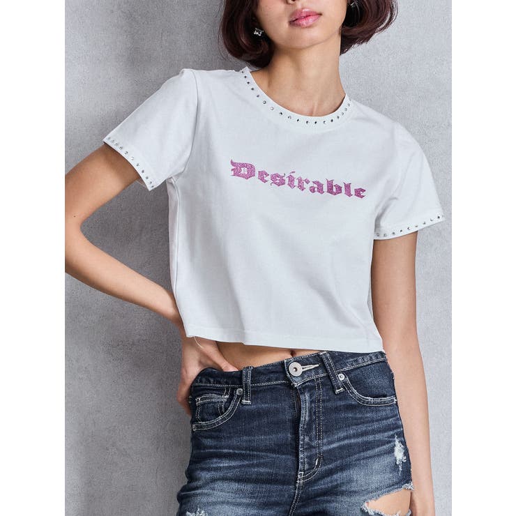 オフホワイト | Desirable STONE Tシャツ | GYDA