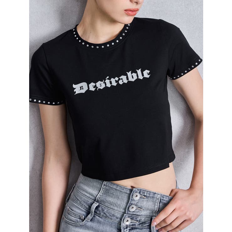 ブラック | Desirable STONE Tシャツ | GYDA