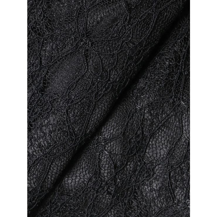 Mix material コルセットデザイントップス | GYDA | 詳細画像24 