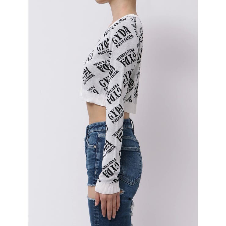 GYDA POSH FADITAL ニットカーディガン[品番：MKSW0064509