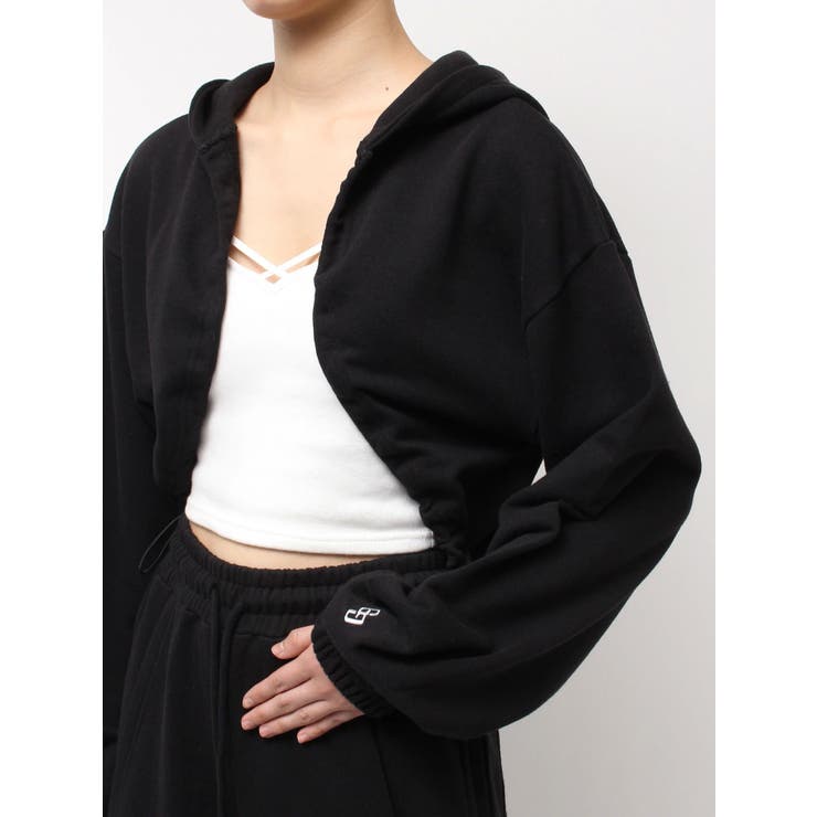 GGショートスウェットボレロパーカー | GYDA | 詳細画像13 