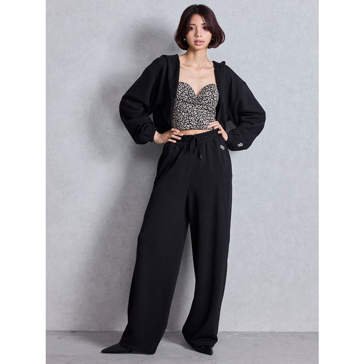 GGショートスウェットボレロパーカー | GYDA | 詳細画像4 